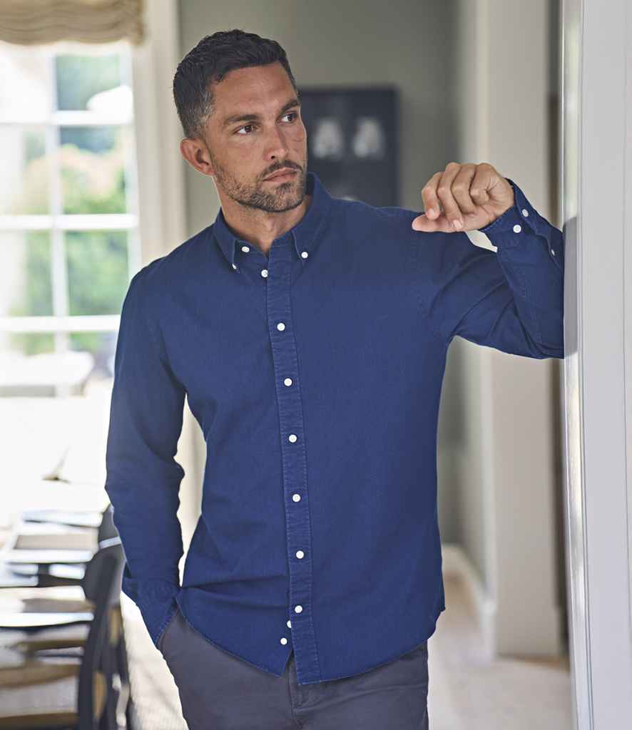 T4002 Tee Jays Long Sleeve Casual Twill Shirt