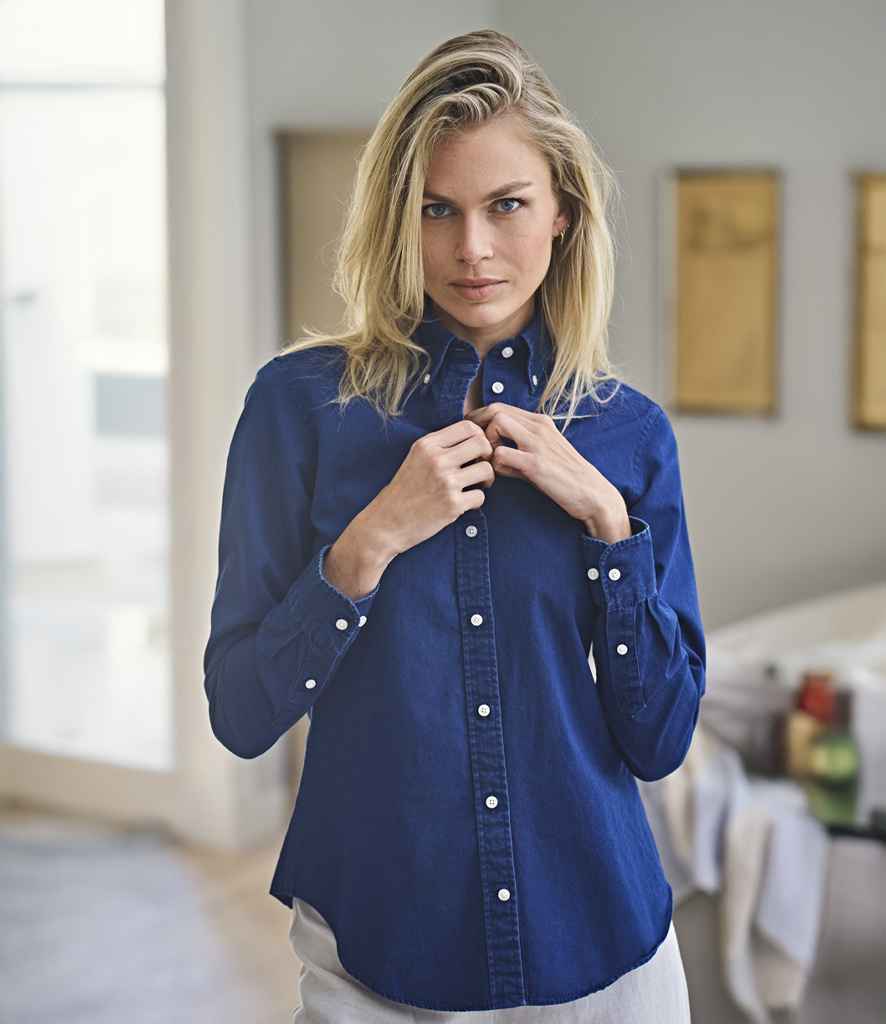 T4003 Tee Jays Ladies Long Sleeve Casual Twill Shirt