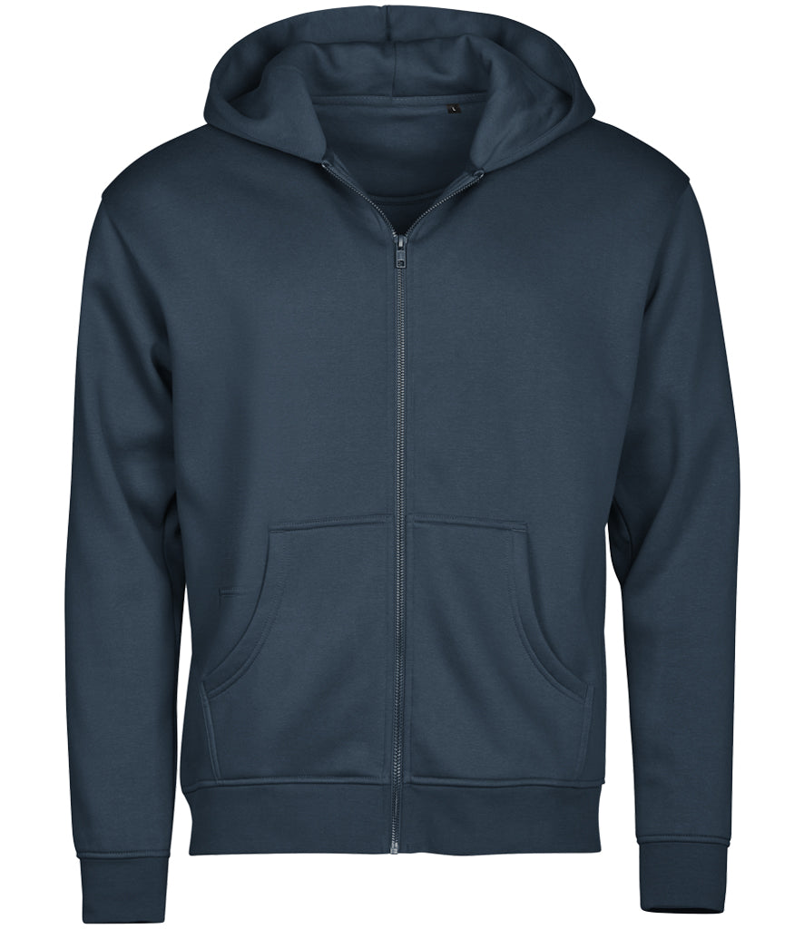 T5154 Tee Jays Unlabeled Hooded Full Zip Sweatshirt