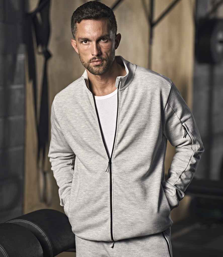 T5704 Tee Jays Athletic Full Zip Sweat Cardigan