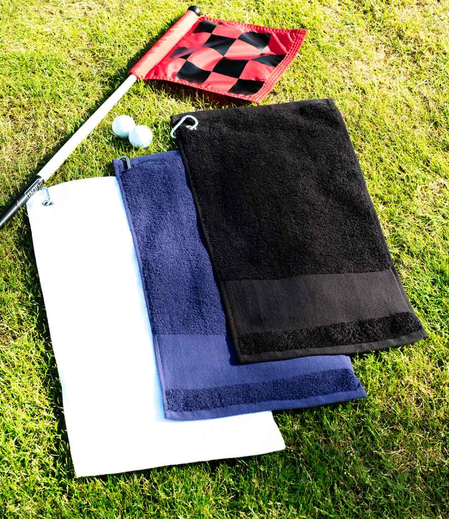 TC33 Towel City Printable Border Golf Towel