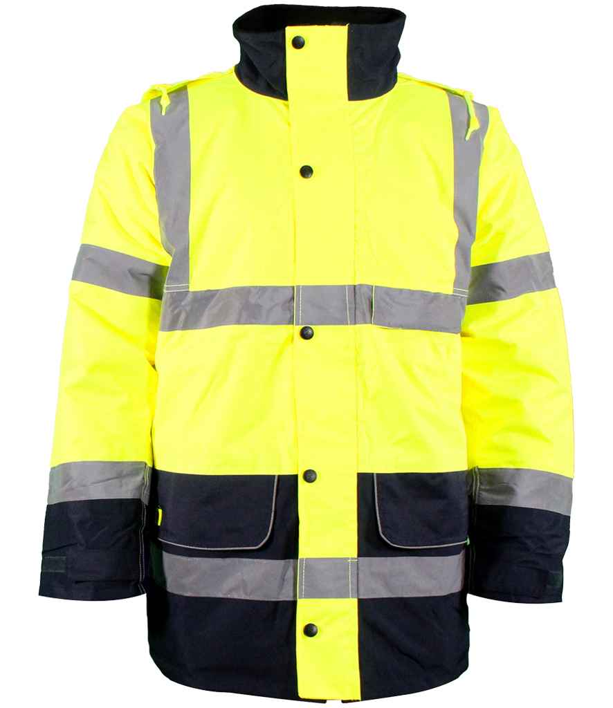 WR008 Warrior Hi-Vis Contrast Traffic Jacket