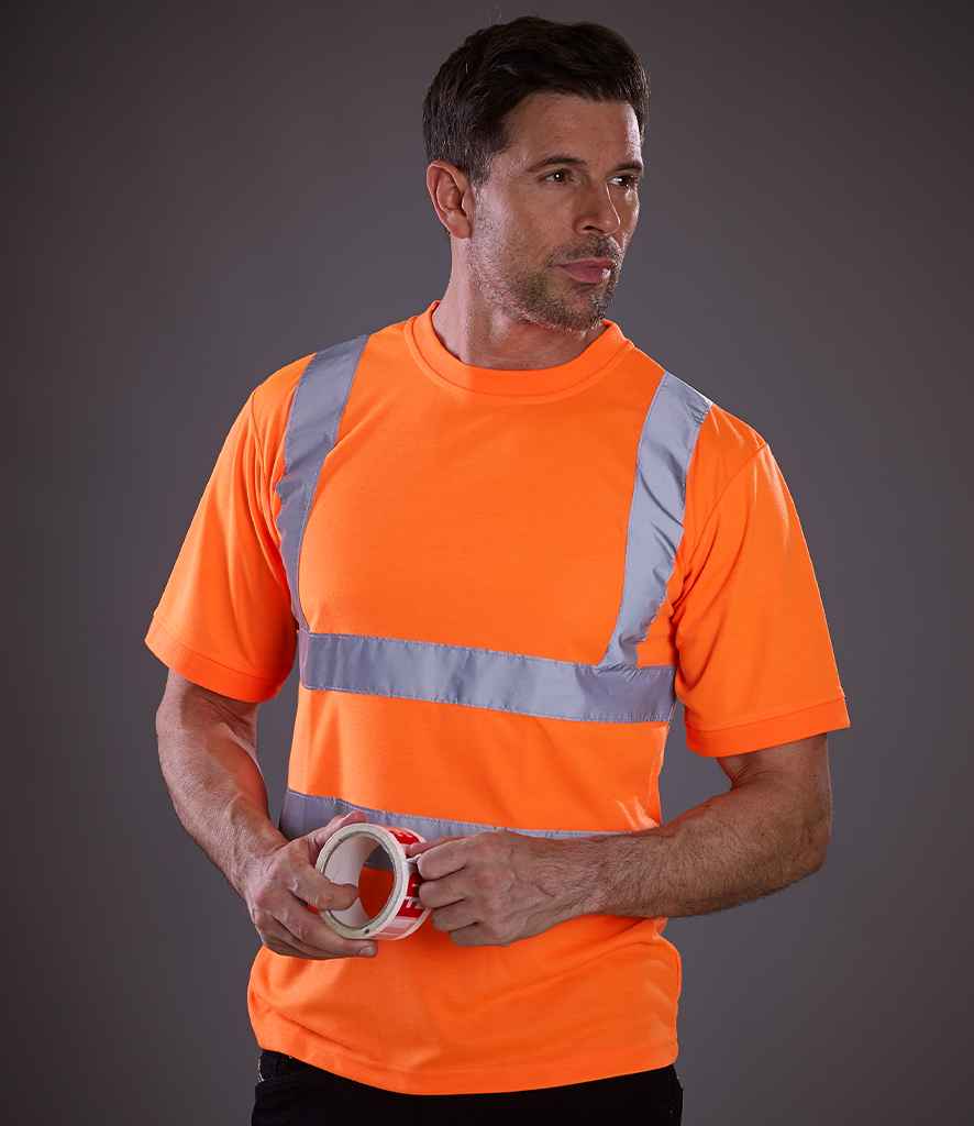 YK010 Yoko Hi-Vis Short Sleeve T-Shirt