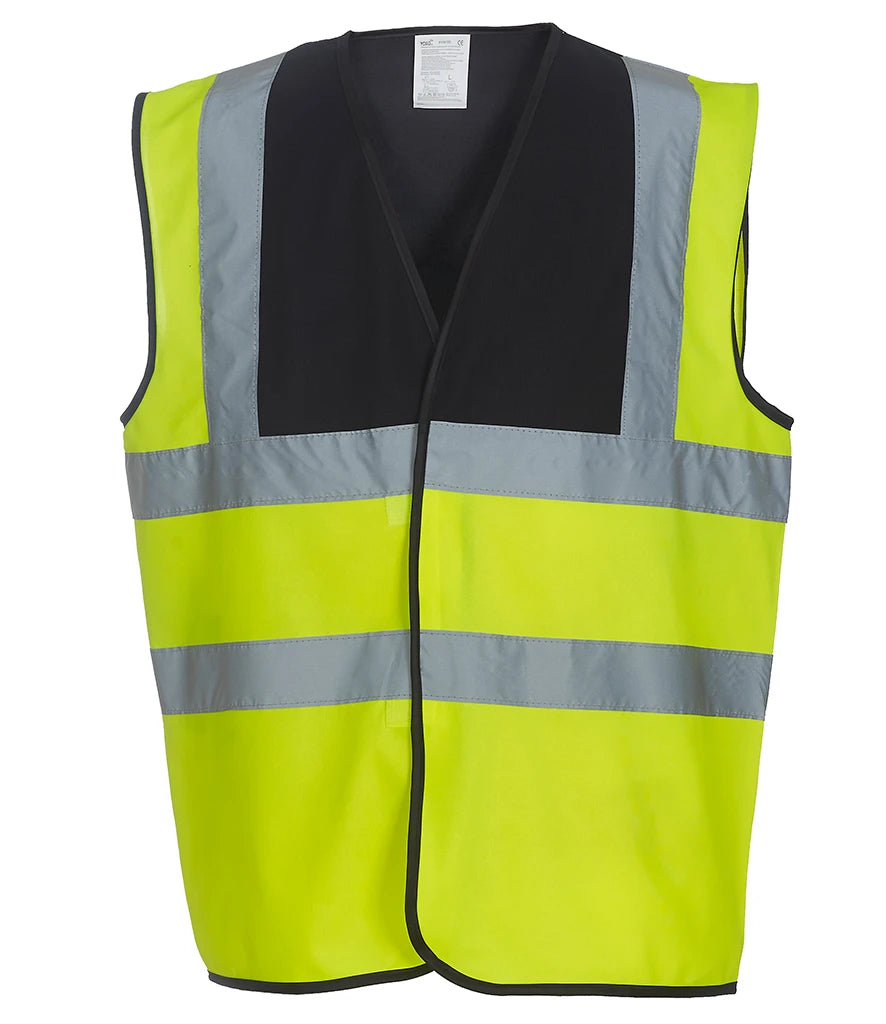 YK102 Yoko Hi-Vis Two Band and Braces Waistcoat