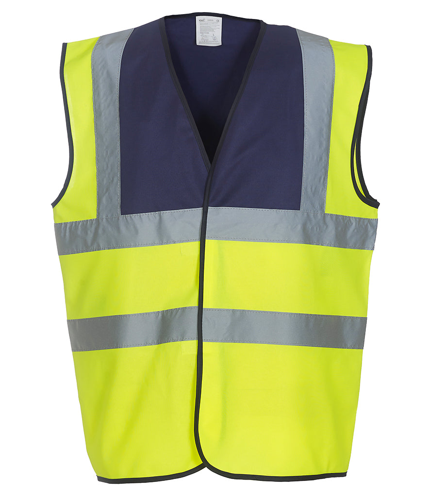 YK102 Yoko Hi-Vis Two Band and Braces Waistcoat