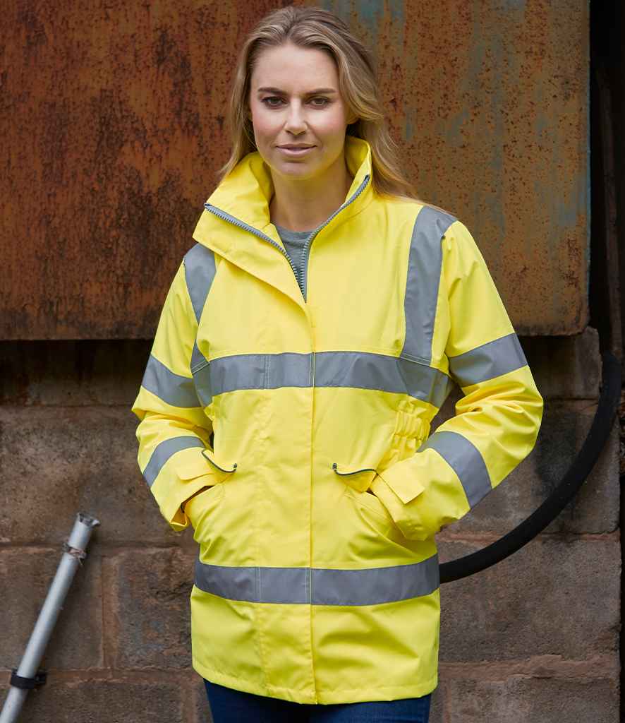 YK218 Yoko Ladies Hi-Vis Executive Jacket